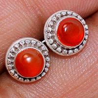 Carnelian Studs - CRNS309