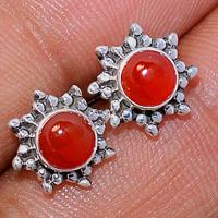 Carnelian Studs - CRNS311