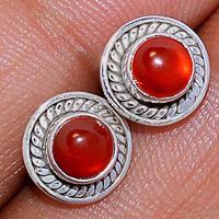 Carnelian Studs - CRNS333