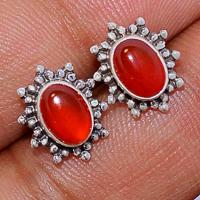 Carnelian Studs - CRNS344