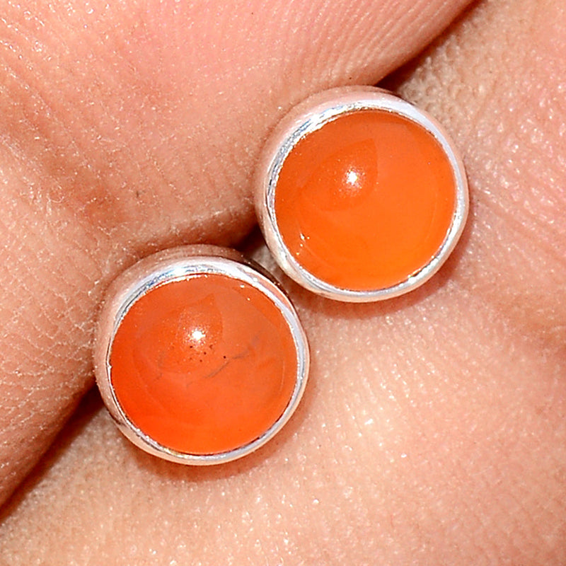 Carnelian Studs - CRNS372