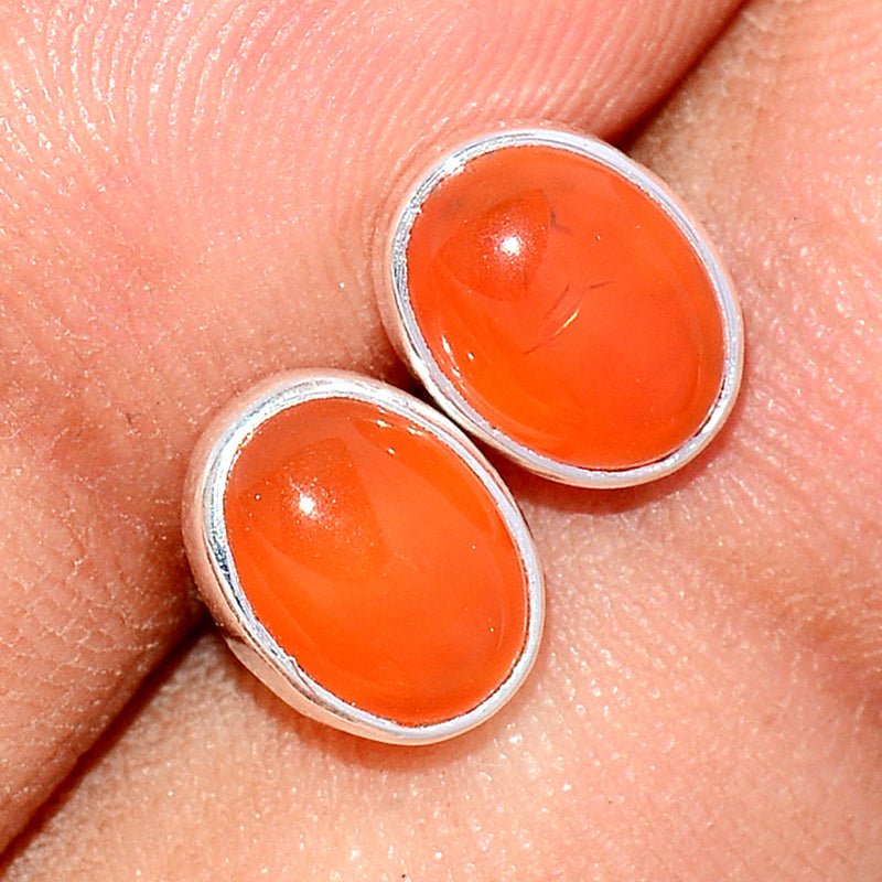 Carnelian Studs - CRNS381