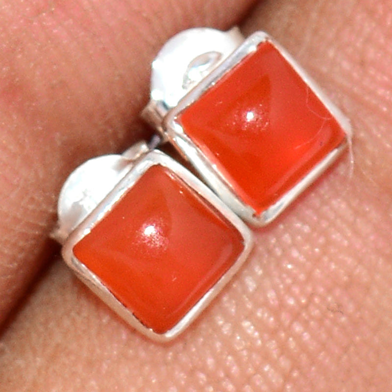 Carnelian Studs - CRNS387