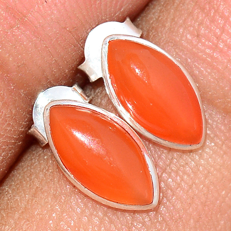 Carnelian Studs - CRNS389