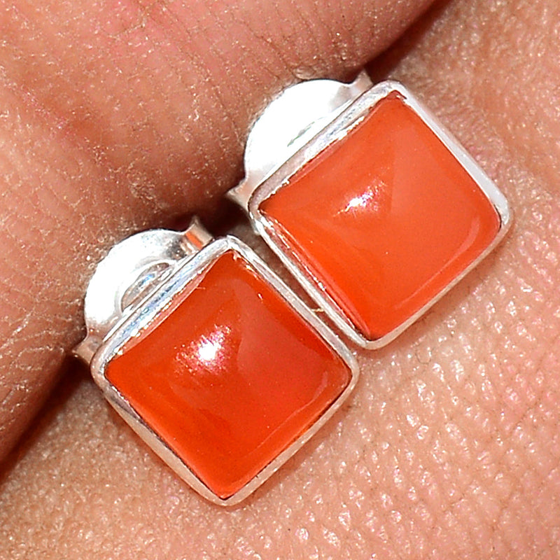 Carnelian Studs - CRNS396