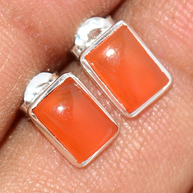 Carnelian Studs - CRNS399