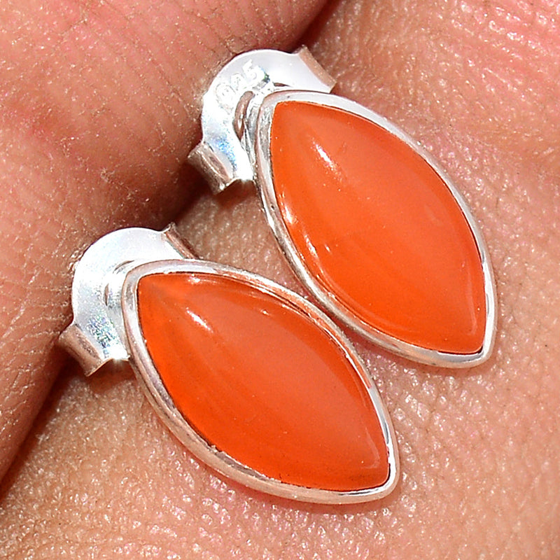 Carnelian Studs - CRNS401