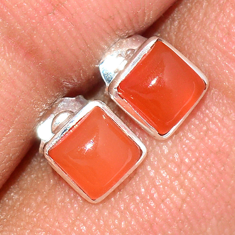 Carnelian Studs - CRNS408