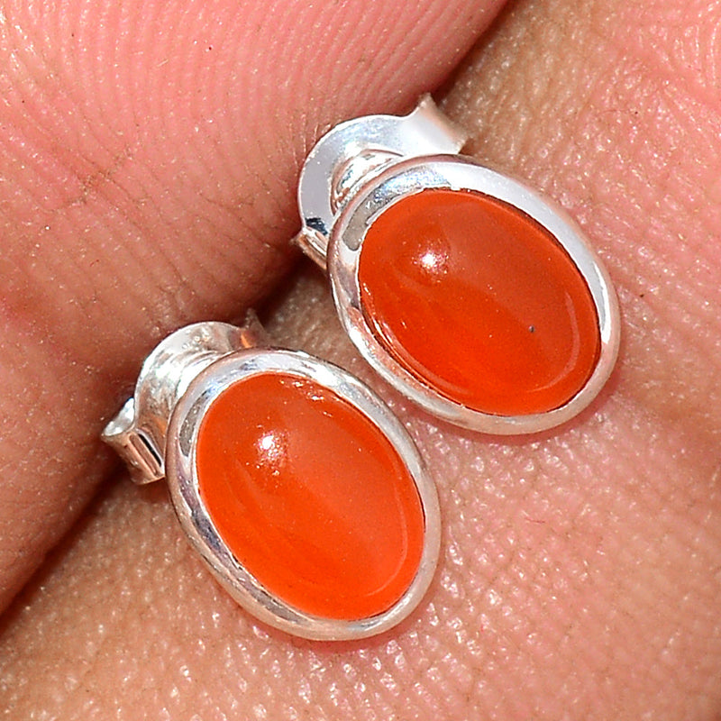 Carnelian Studs - CRNS415