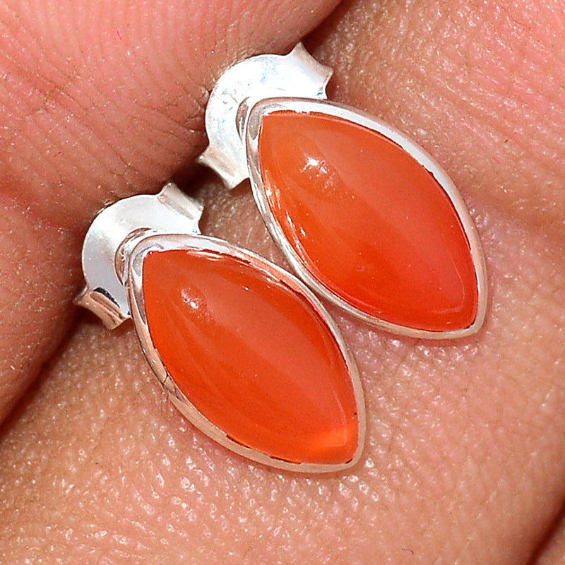 Carnelian Studs - CRNS419