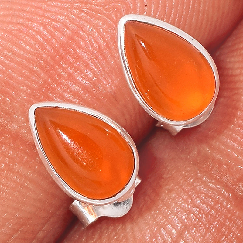 Carnelian Studs - CRNS438