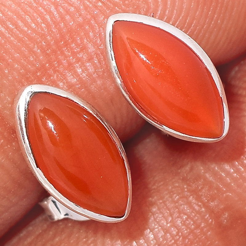 Carnelian Studs - CRNS462