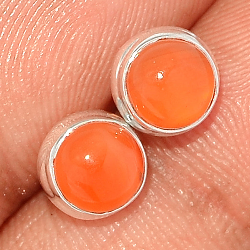 Carnelian Studs - CRNS478