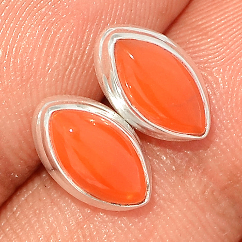 Carnelian Studs - CRNS479