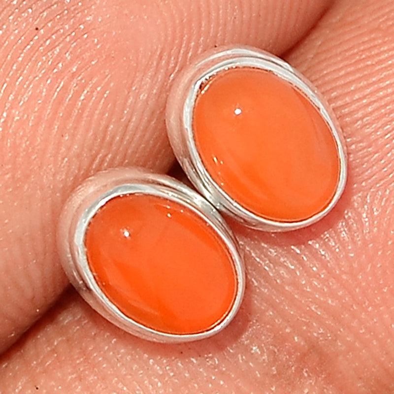 Carnelian Studs - CRNS499