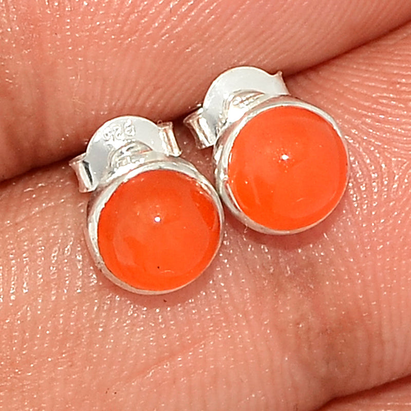 Carnelian Studs - CRNS505