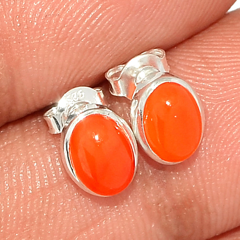 Carnelian Studs - CRNS512