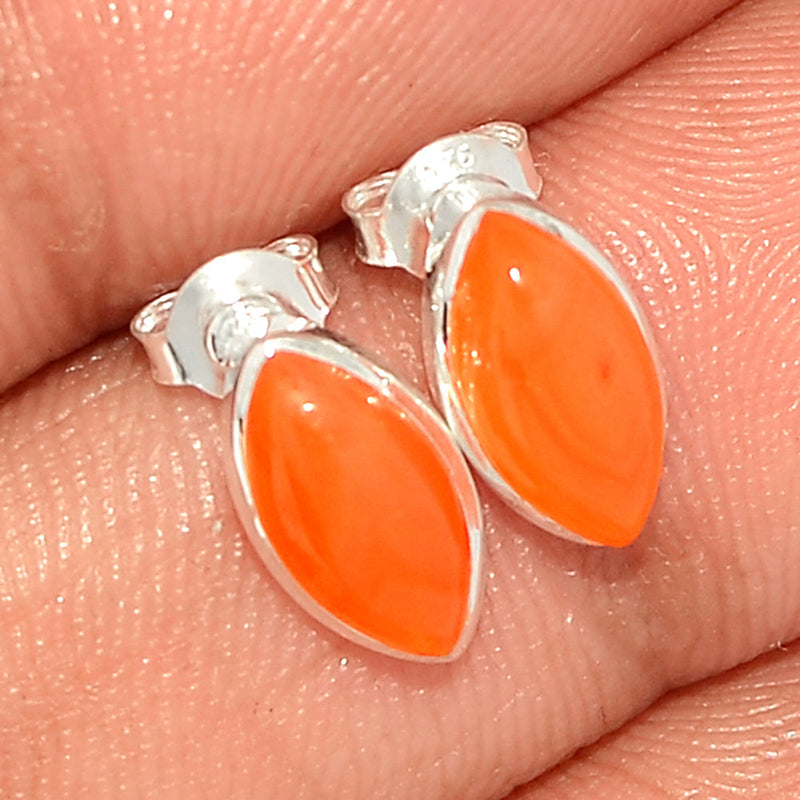 Carnelian Studs - CRNS516