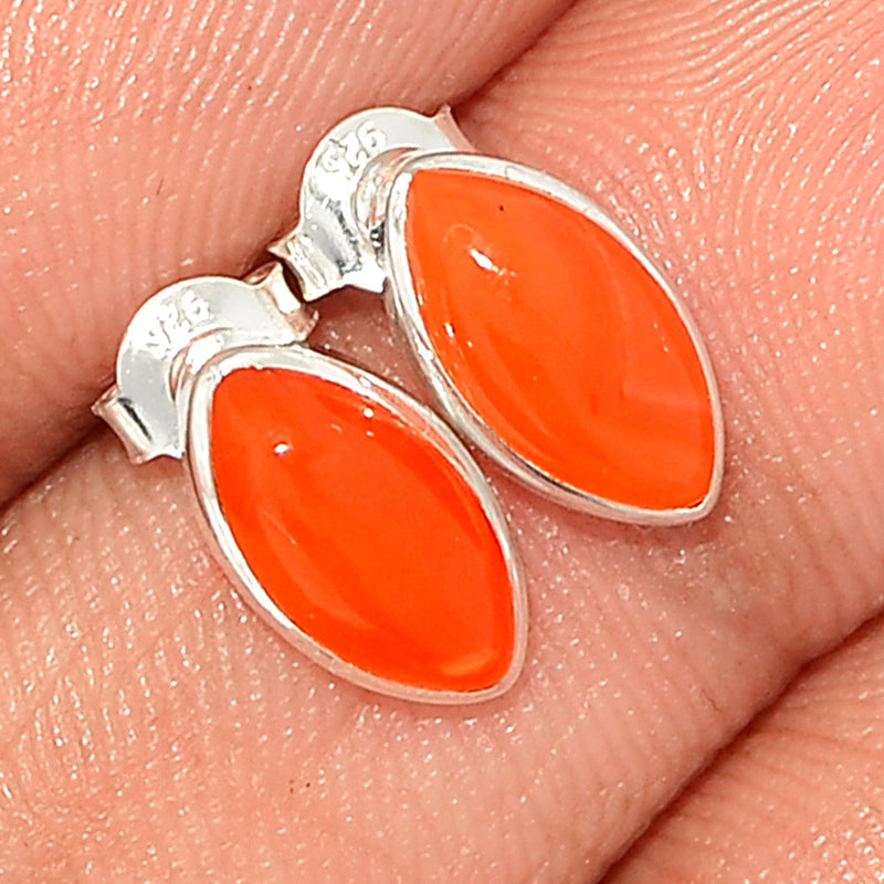 Carnelian Studs - CRNS524