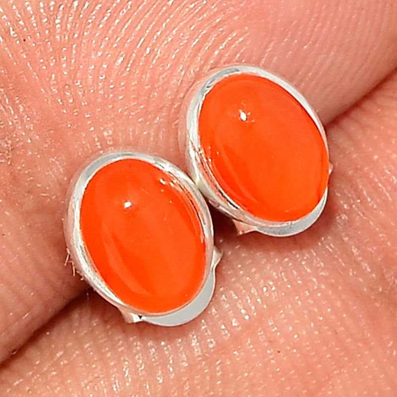 Carnelian Studs - CRNS528