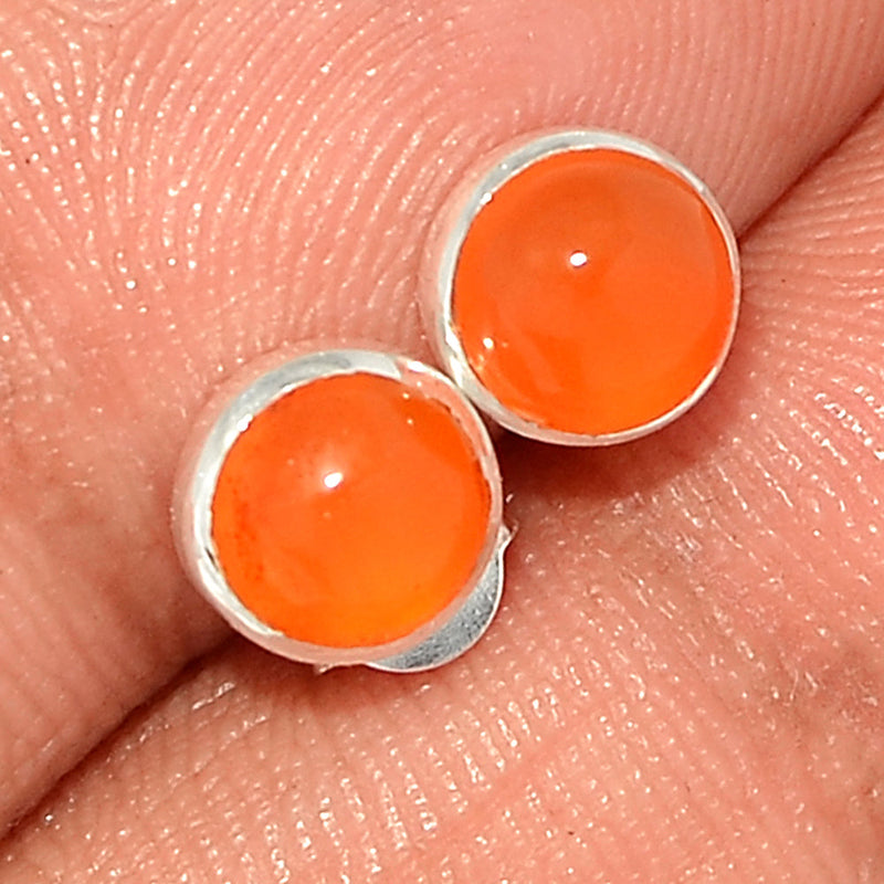 Carnelian Studs - CRNS532