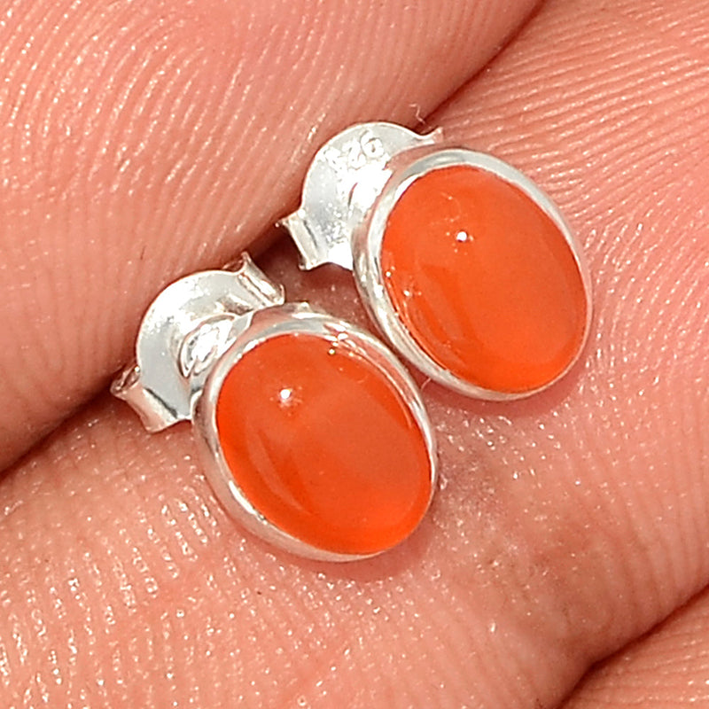 Carnelian Studs - CRNS535