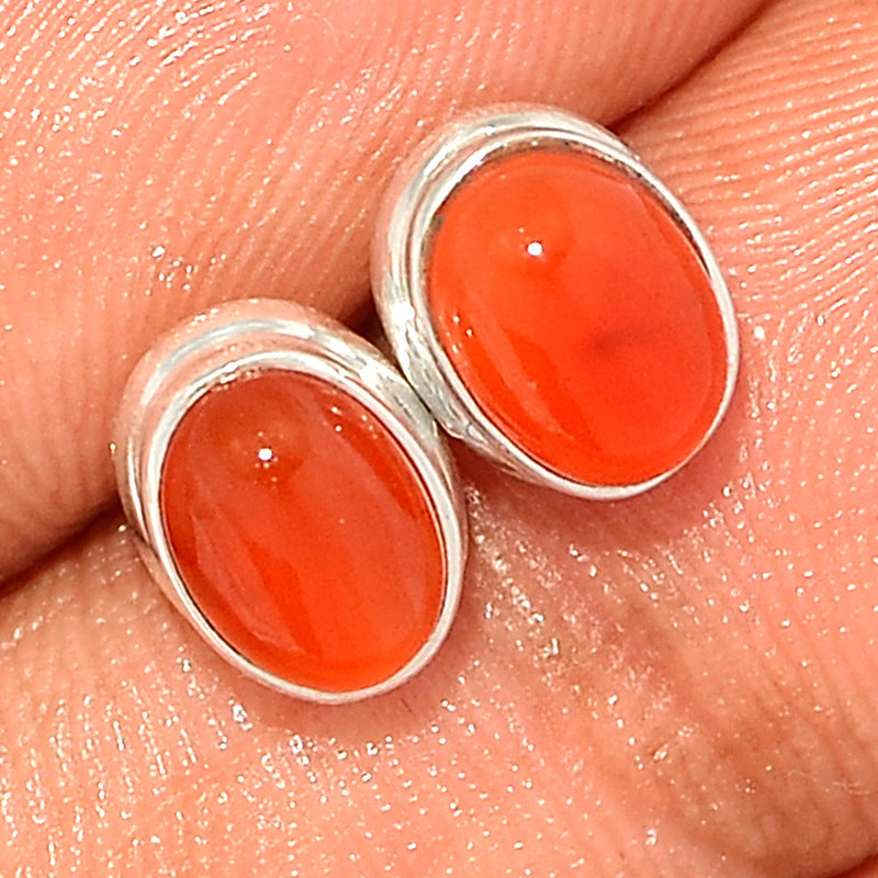 Carnelian Studs - CRNS543