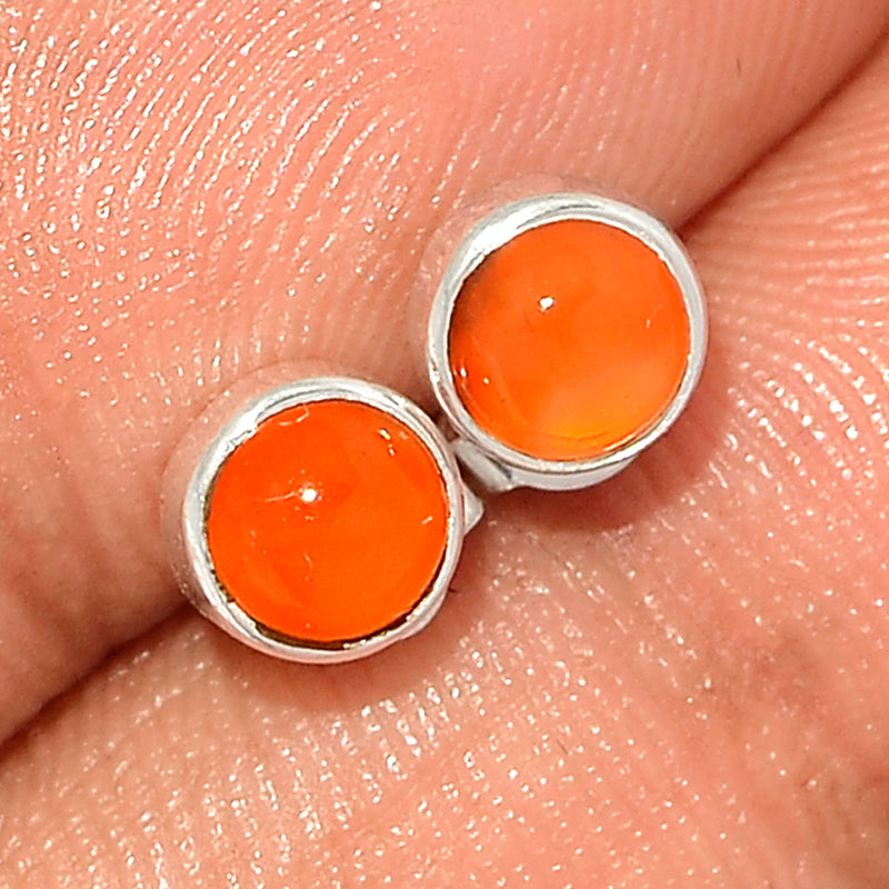 Carnelian Studs - CRNS557