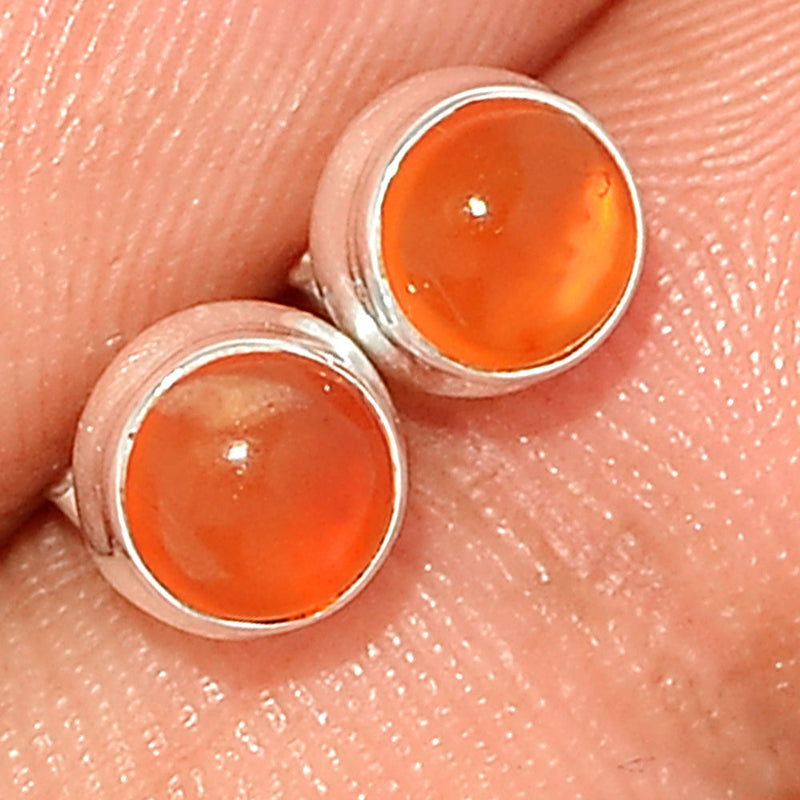 Carnelian Studs - CRNS560