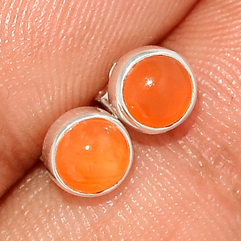 Carnelian Studs - CRNS565