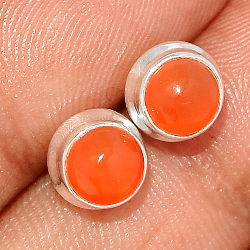 Carnelian Studs - CRNS567