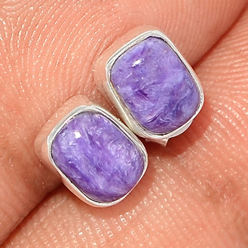 Charoite Studs - CROS178