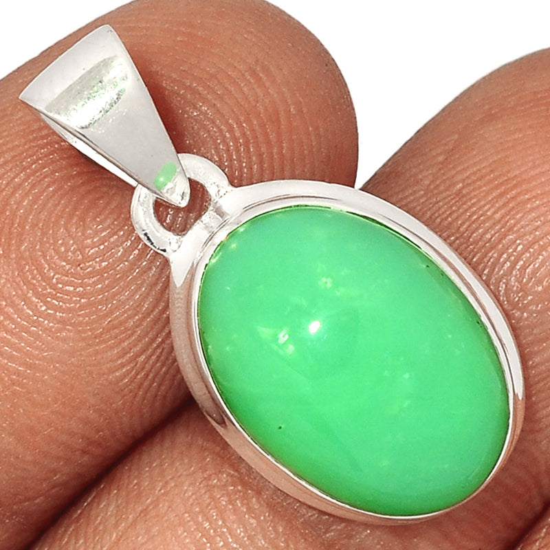 1.1" Chrysoprase Pendants - CRPP658