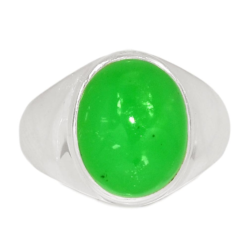 Solid - Chrysoprase Ring - CRPR702