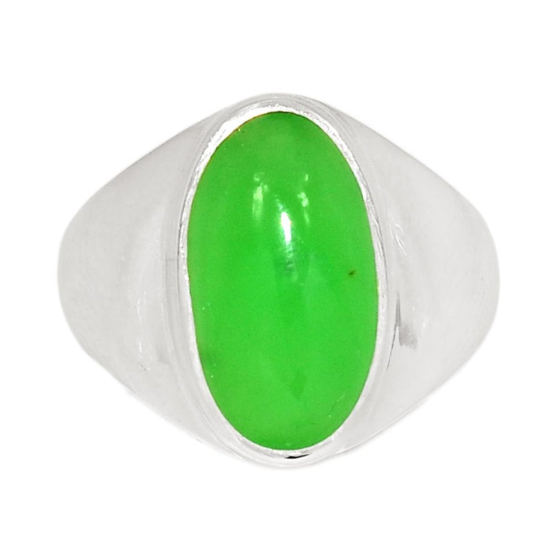 Solid - Chrysoprase Ring - CRPR704