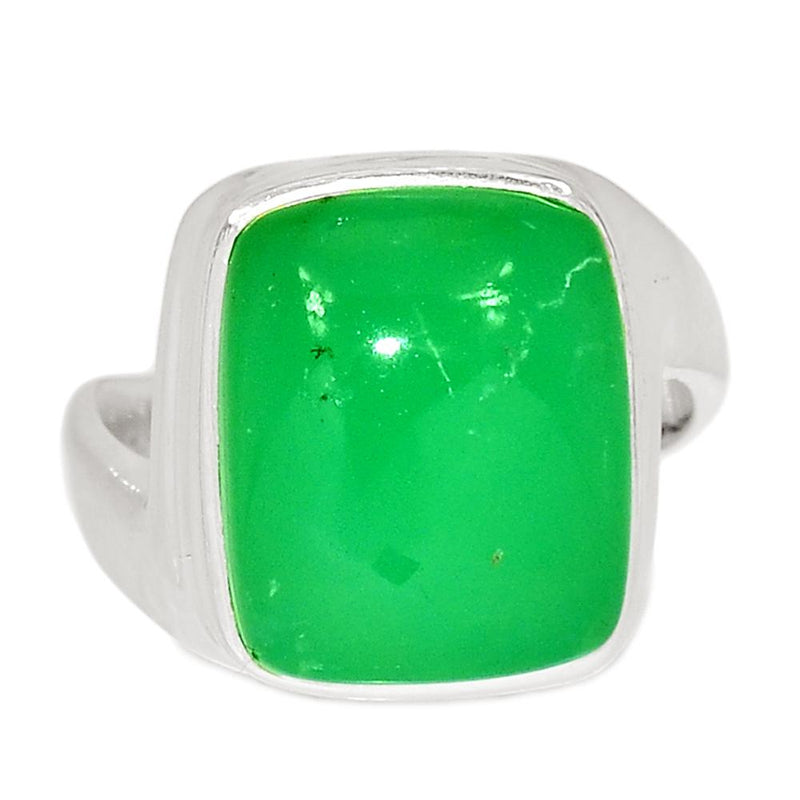 Solid - Chrysoprase Ring - CRPR706