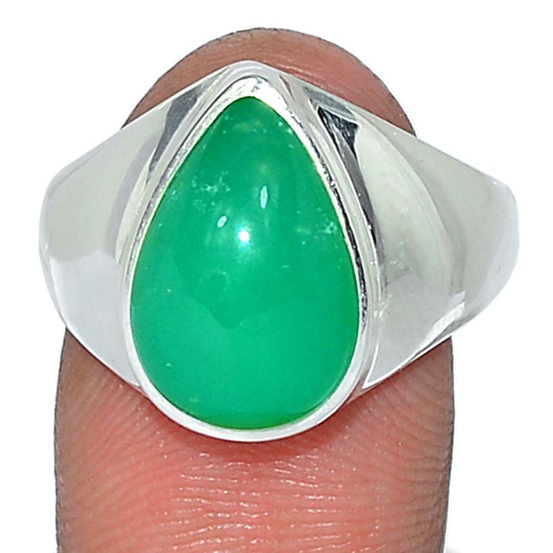 Solid - Chrysoprase Ring - CRPR730