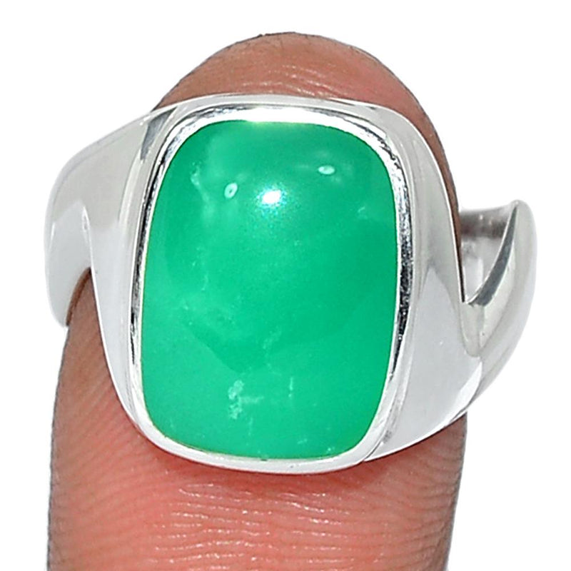 Solid - Chrysoprase Ring - CRPR732