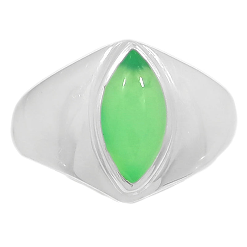 Solid - Chrysoprase Ring - CRPR823