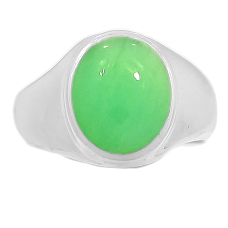 Solid - Chrysoprase Ring - CRPR828