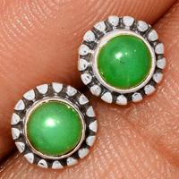 Chrysoprase Studs - CRPS70