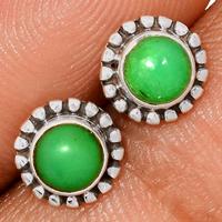 Chrysoprase Studs - CRPS72