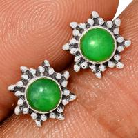 Chrysoprase Studs - CRPS78