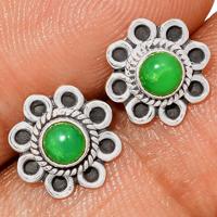 Chrysoprase Studs - CRPS80