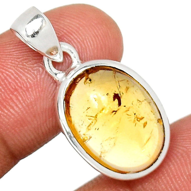 1" Citrine Cabochon Pendants - CTCP832