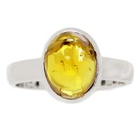 Citrine Cabochons Ring-CTCR611