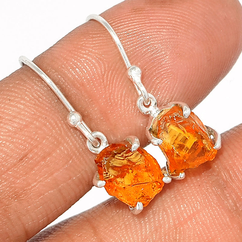 1" Claw - Citrine Rough Earrings - CTRE441
