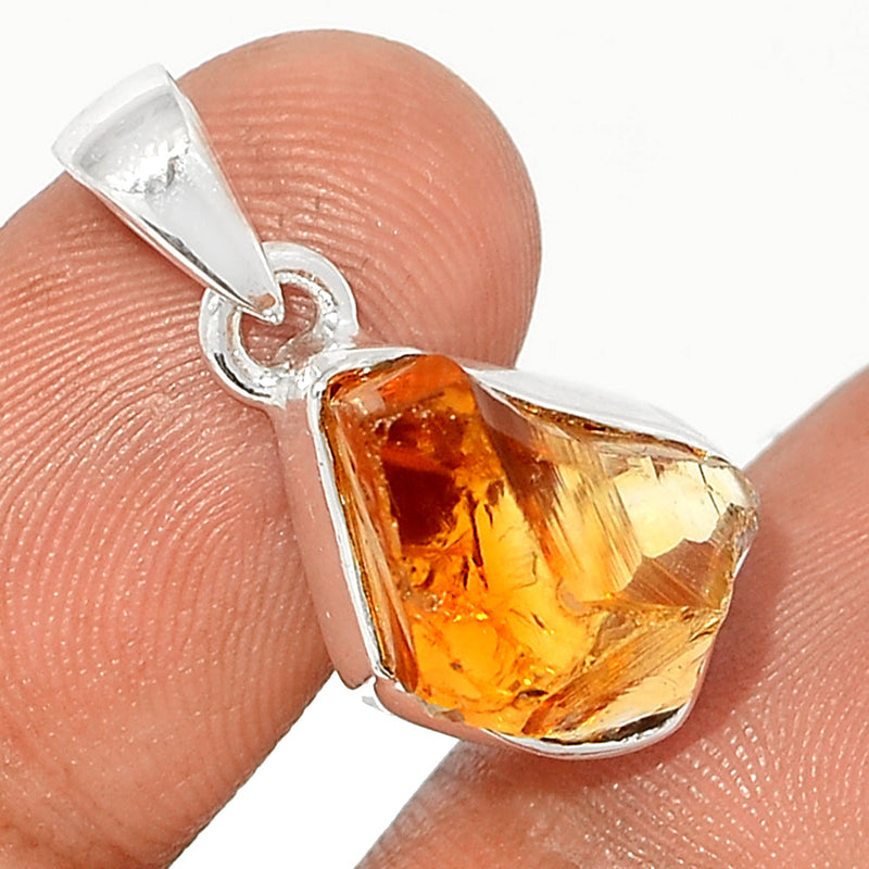 1" Citrine Rough Pendants - CTRP839