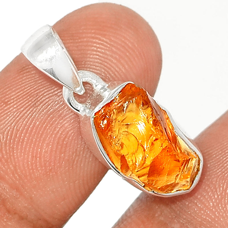 1" Citrine Rough Pendants - CTRP854