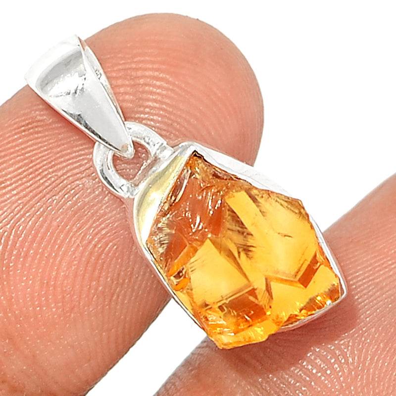 1" Citrine Rough Pendants - CTRP856